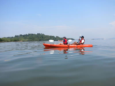 Kajaktour zur Insel Ketam von Pulau Ubin aus