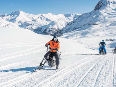 Entdecken Sie MoonBikes, elektrische Motorschlitten in Tignes