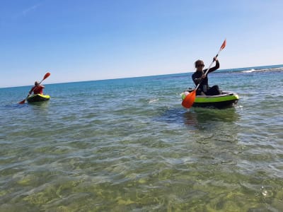 Guided kayak excursion in the bay of Saint-Jean-de-Luz