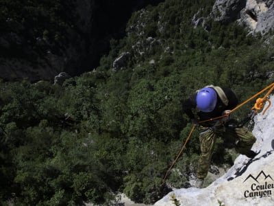 Via Cordata of Trou du Renard in the Verdon Gorge