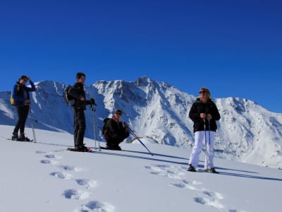 Randonnée Raquettes dans le Beaufortain, près des Arcs