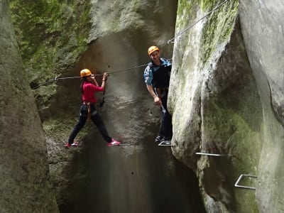 Klettersteig Rio Sallagoni in Arco, Gardasee