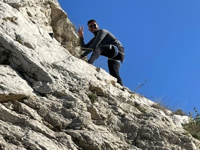 Initiation à l'escalade dans les calanques à Carry-le-Rouet