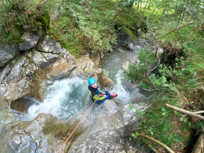 Barranquismo familiar en Ehrwald, cerca del Zugspitze y el Eibsee