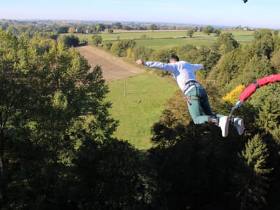 Bungee jump from the Viaduc de Pelussin (65 meters) near Lyon