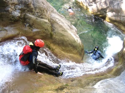 Canyoning on Rio Barbaira, Rocchetta Nervina, Liguria