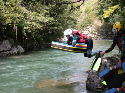 Hydrospeed at Saint-Lary-Soulan on the Neste d'Aure river