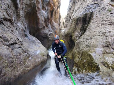 Mortitx-Schlucht in der Serra de Tramuntana, von Pollensa, Mallorca