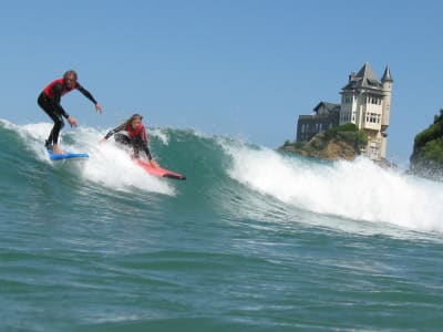 Cours de surf à biarritz