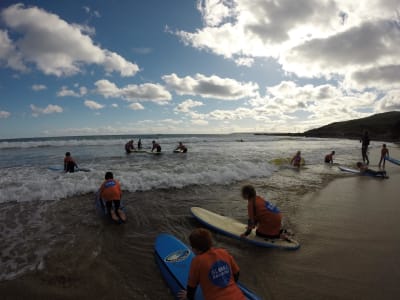 Clases de surf para principiantes en Cornualles