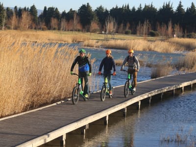 Patinete eléctrico todoterreno en Labenne, Francia