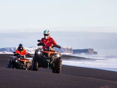 Quad Biking to Black Sand Beaches near Vík í Mýrdal