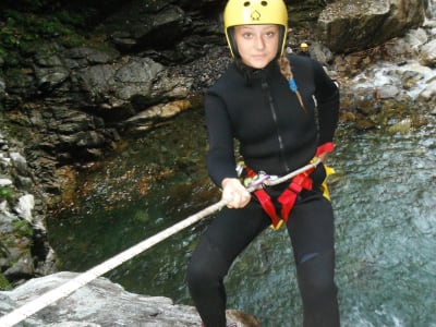 Try Canyoning near Alagna Valsesia, Aosta Valley