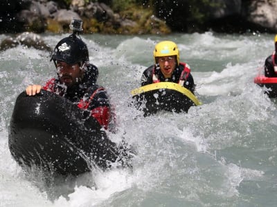 Descente en hydrospeed de l'Isère près des Arcs