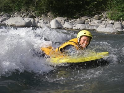 Descente en Hydrospeed de la Rivière Ubaye près de Barcelonnette