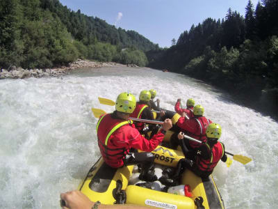 Wildwasser-Rafting auf der Salzach