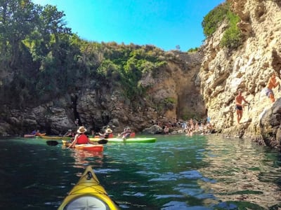 Excursion guidée en kayak autour de Sorrente