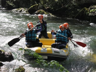 Descenso de Rafting en los Picos de Europa, desde Arriondas