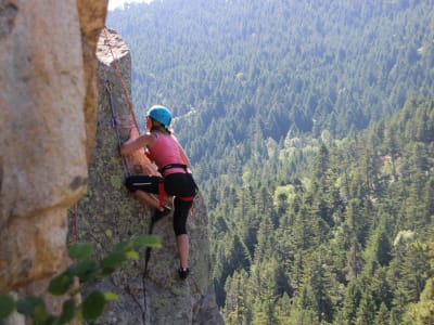 Découverte de l’escalade dans le Capcir, près des Angles