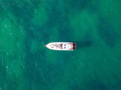 Excursion en bateau de la marina d'Albufeira à la grotte de Benagil en Algarve