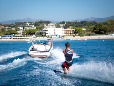 Water skiing in Cagnes-sur-Mer near Nice