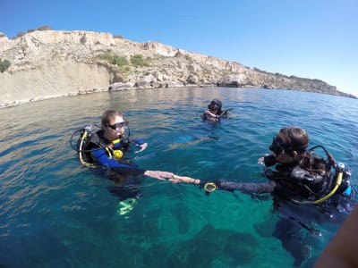 PADI Open Water Course in Mellieha Bay, Malta
