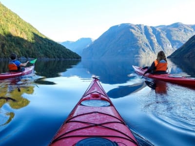 Kayak por los fiordos desde Hellesylt