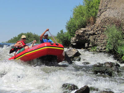 Rafting excursion in Guadiana river near Alentejo