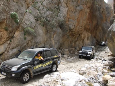 Geführte 4x4 Jeep Tour an der Südküste von Kreta ab Hersonissos