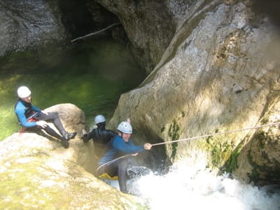 Canyoning dans les canyons de Palfau dans le parc national du Gesäuse