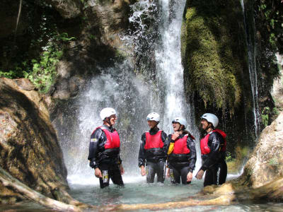 Canyoning sur la rivière Iannello à Laino Borgo, Calabre