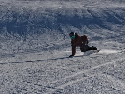 Snowboard-Unterricht in Baqueira Beret, Val d'Aran (Katalanische Pyrenäen)