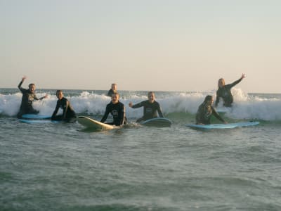 Cours de surf à Matosinhos, près de Porto