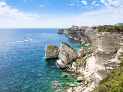 Balade en bateau à Bonifacio et aux îles Lavezzi depuis Ajaccio