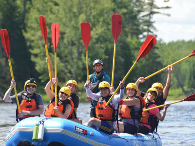 Rafting en el río Ottawa, cerca de Ottawa