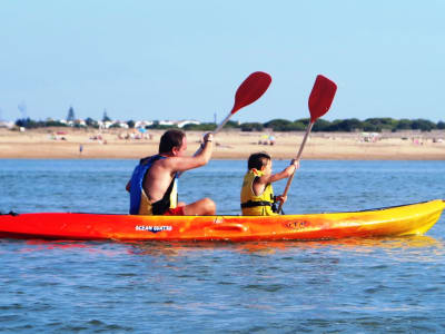 Location de kayak de mer à Sancti Petri, près de Cadix