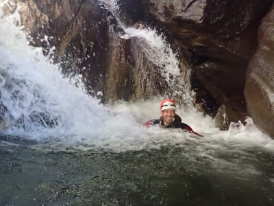 Cañón de Eaux Rousses en La Léchère, cerca de Méribel