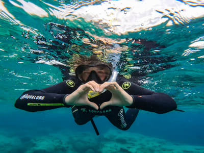 Excursión guiada de snorkel desde Marathopolis en Kalamata