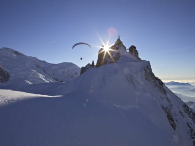 Tandem Paragliding Flight over Chamonix from Planpraz