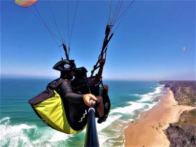 Parapente biplaza en Sagres, Algarve