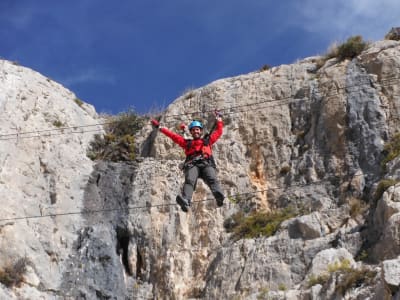 Vía Ferrata de Salvatierra en Villena, Alicante