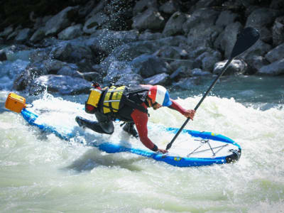 Stand up paddle en el lago Passy o en el río Arve, cerca de Chamonix