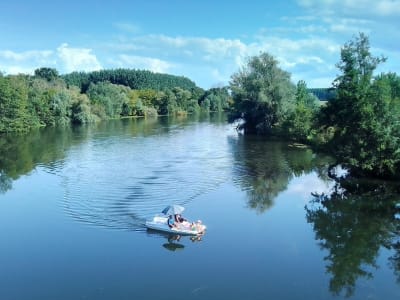 Alquiler de pedalós por el Yonne desde Joigny, cerca de Auxerre