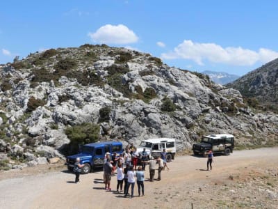 Full day trip to the secrets of southern Crete in a Jeep Safari from Malia