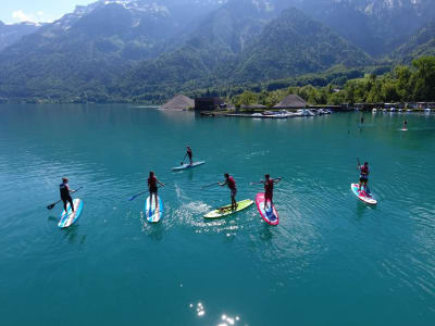 Afternoon Guided Stand up Paddle tour on Lake Brienz, Interlaken