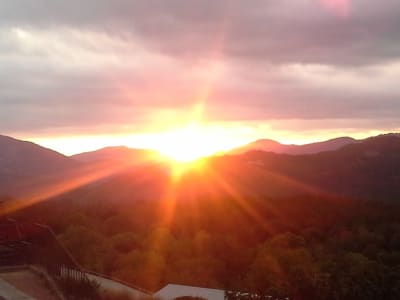 Panoramic sunset hike in Alta Rocca near the Aiguilles de Bavella