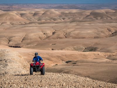 Quad bike excursion at the Agafay desert, near Marrakech