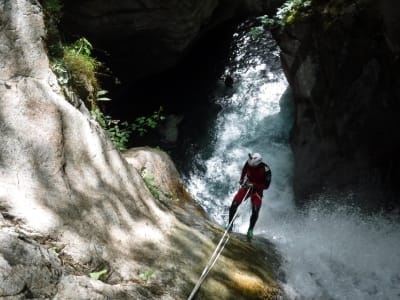 Lower part of Canyon of Bitet in the Ossau Valley, Laruns