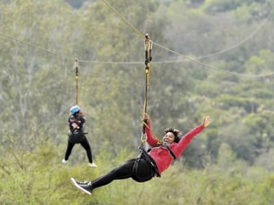 Zip lining over Sundays River