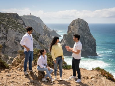 Visite guidée du palais de Pena, du Cabo da Roca et de la Praia da Adraga à Sintra, Lisbonne